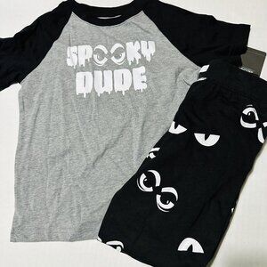 Boys 5T Halloween Pajamas Spooky Dude Tee & Jogger Set